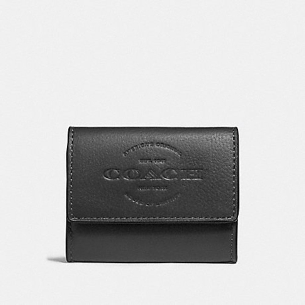 BLACK FRIDAY SALES!!!!!  New COACH Black Leather Coin Case